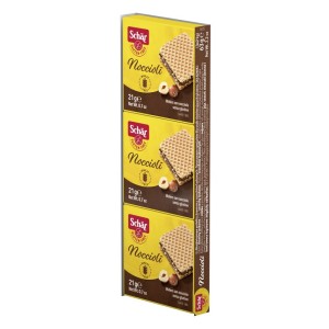 Schar noccioli' wafers c/noc