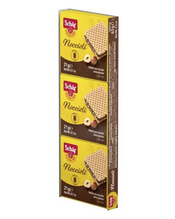 Schar noccioli' wafers c/noc