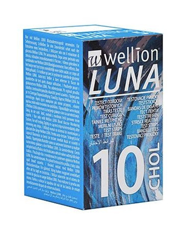 Wellion luna choles strips10pz