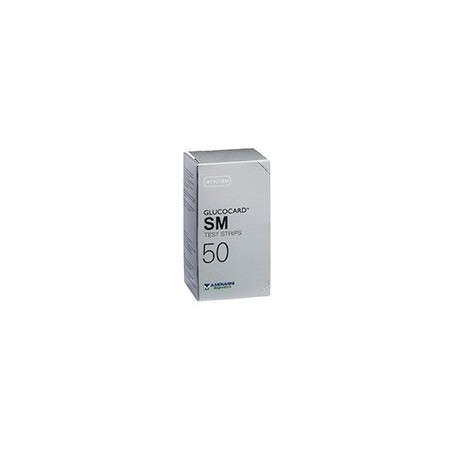 Glucocard sm test strips 50pz