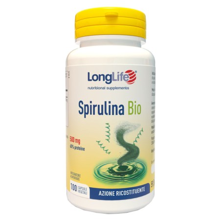 Longlife spirulina bio 100 capsule