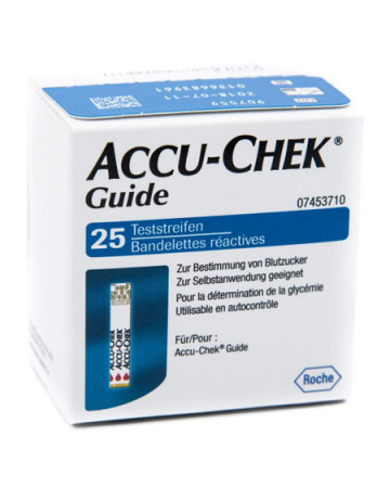 Accu-chek guide 25 strips reta