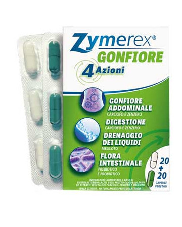 Zymerex gonfiore 40 capsule