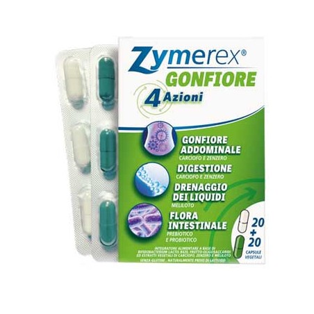 Zymerex gonfiore 40 capsule