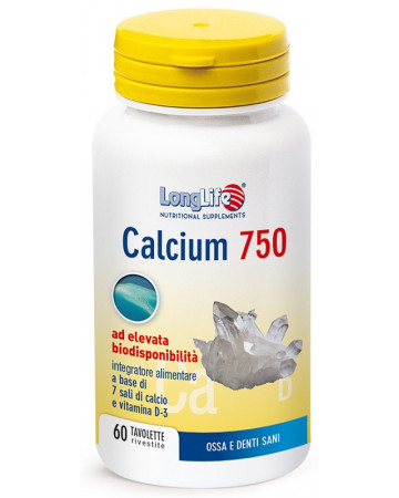 Longlife calcium 750mg 60tav