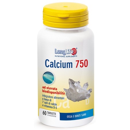 Longlife calcium 750mg 60tav