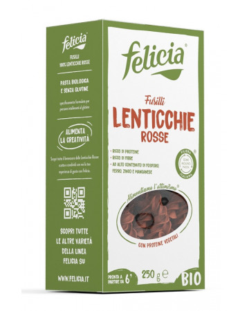 Felicia bio fusilli lenticchie Felicia bio fusilli lenticchie