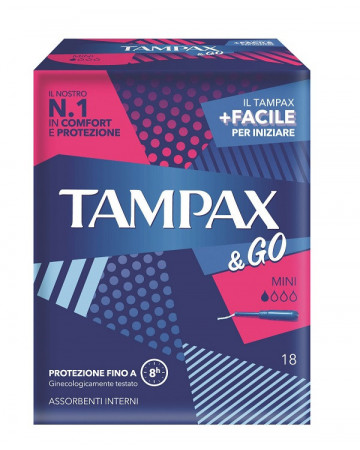 Tampax&go mini 18pz