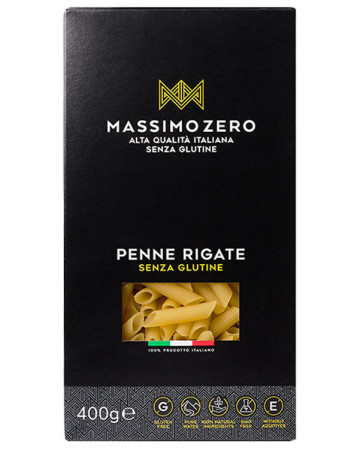 Massimo zero penne rigate 400g Massimo zero penne rigate 400g
