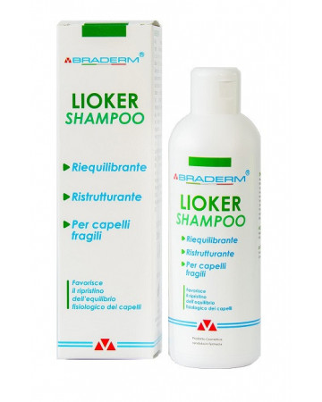 Lioker shampoo 200ml braderm