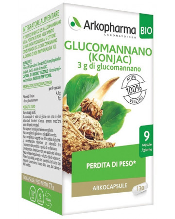 Arko capsule glucomannano bio130 capsule