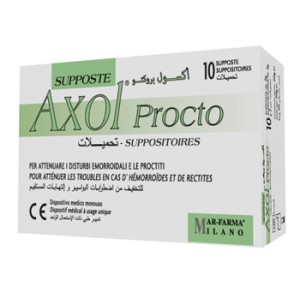 Axol procto 10supposte 2g