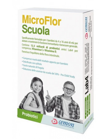 Microflor scuola 30 capsule mastic