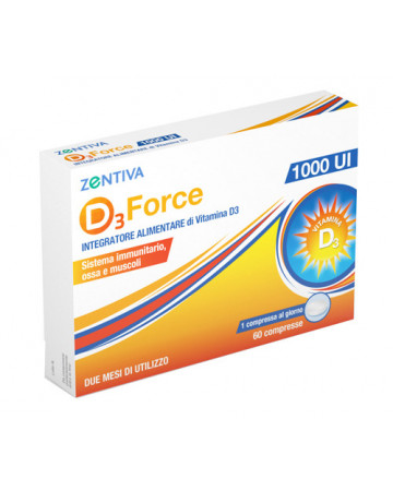 D3 force zentiva 1000ui 60 compresse