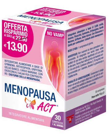 Menopausa act 30 compresse