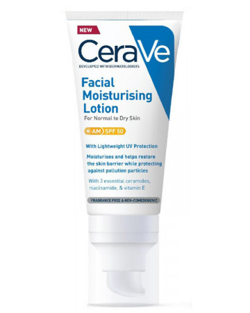 Cerave crema viso idrat spf50