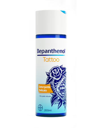 Bepanthenol tattoo detergente