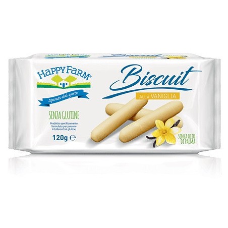 Happy farm bisc vaniglia 120g