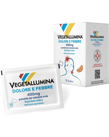 Vegetallumina dolore e febbre 400 mg granulato per soluzione orale