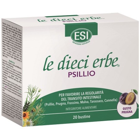 Esi le dieci erbe psillio 20bs Esi le dieci erbe psillio 20bs