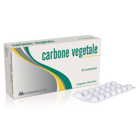 Carbone vegetale 40 compresse