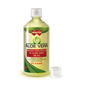 Winter aloe vera succo/polpa1l