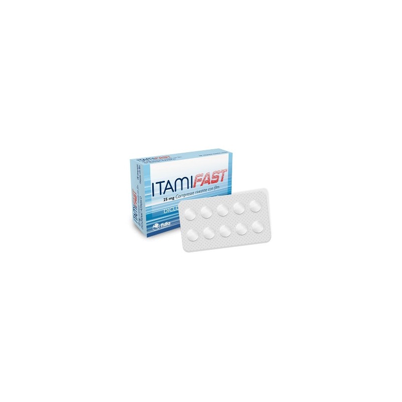 Itamifast 25 mg compresse rivestite con film