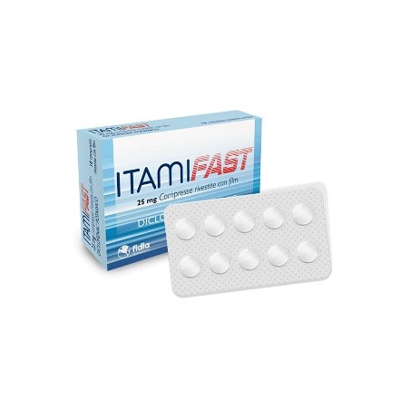 Itamifast 25 mg compresse rivestite con film Itamifast 25 mg compresse rivestite con film