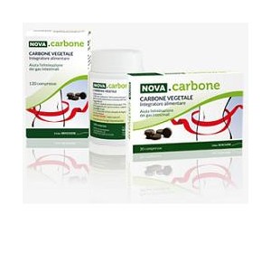 Nova carbone vegetale 120 compresse