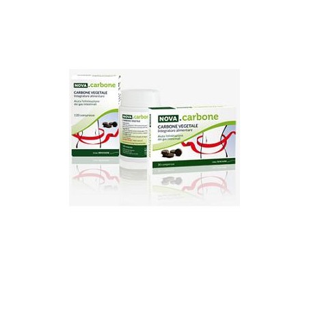 Nova carbone vegetale 120 compresse