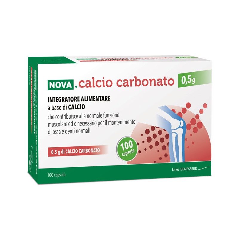 Nova calcio carbon 0,5g 100 capsule