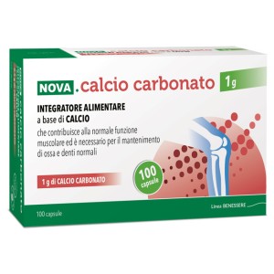 Nova calcio carbonato1g 100 capsule