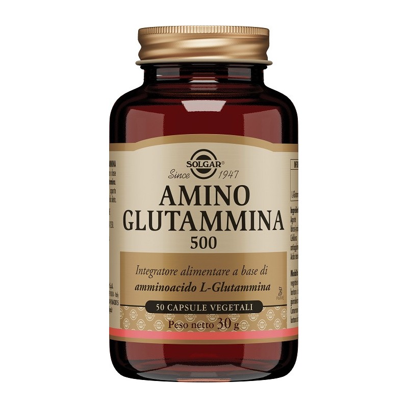 Amino glutammina 500 50 capsule veg