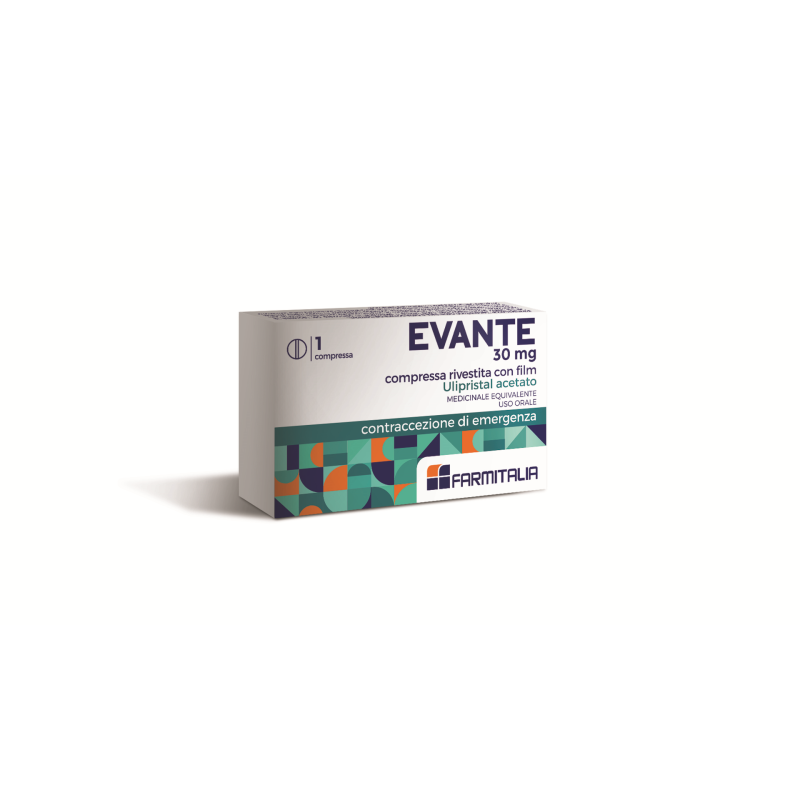 Evante compressa rivestita con film