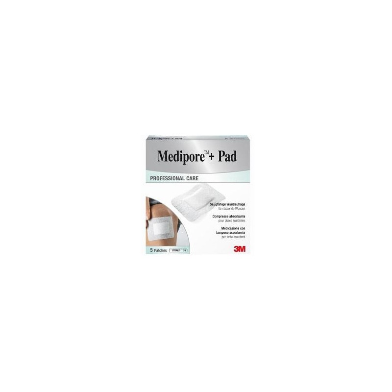 Medipore+pad med 10x10cm 5pz