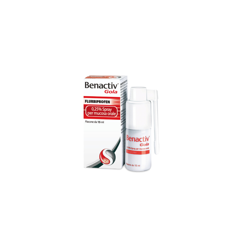 Benactiv gola spray 15ml 0,25%