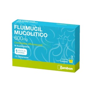 Fluimucil mucolitico 10 compresse effervescenti 600mg