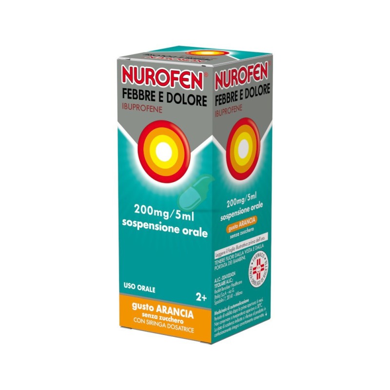 Nurofen febbre e dolore 200mg/5ml sospensione orale