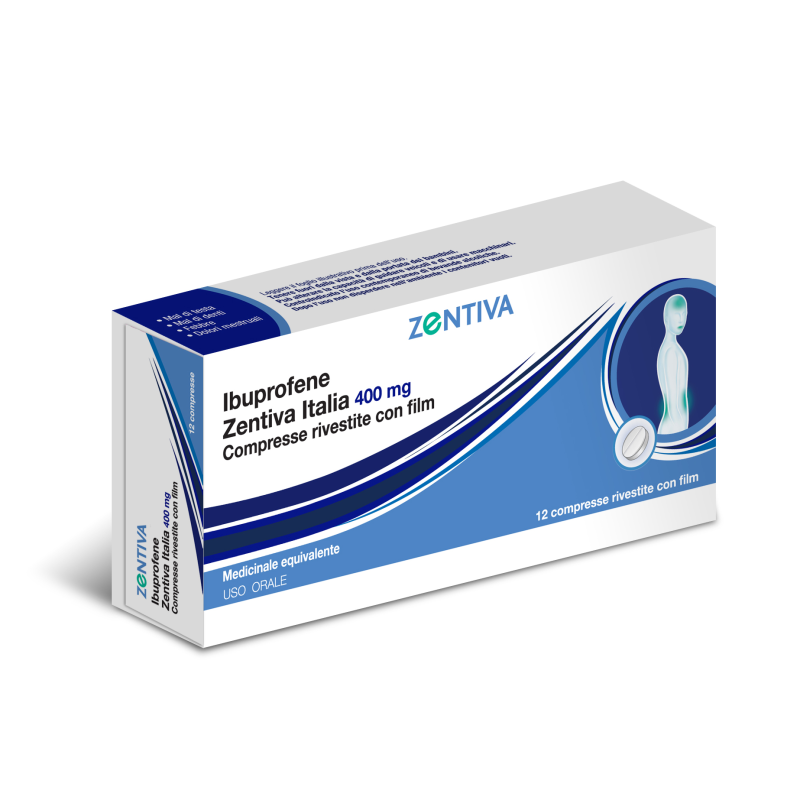 Ibuprofene zentiva italia 400 mg compresse rivestite con film