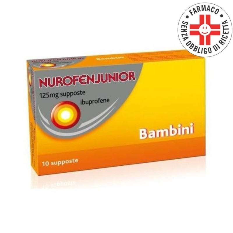 Nurofenjunior 125 mg supposte bambini