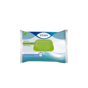 Tena wet wipes plastic free48p