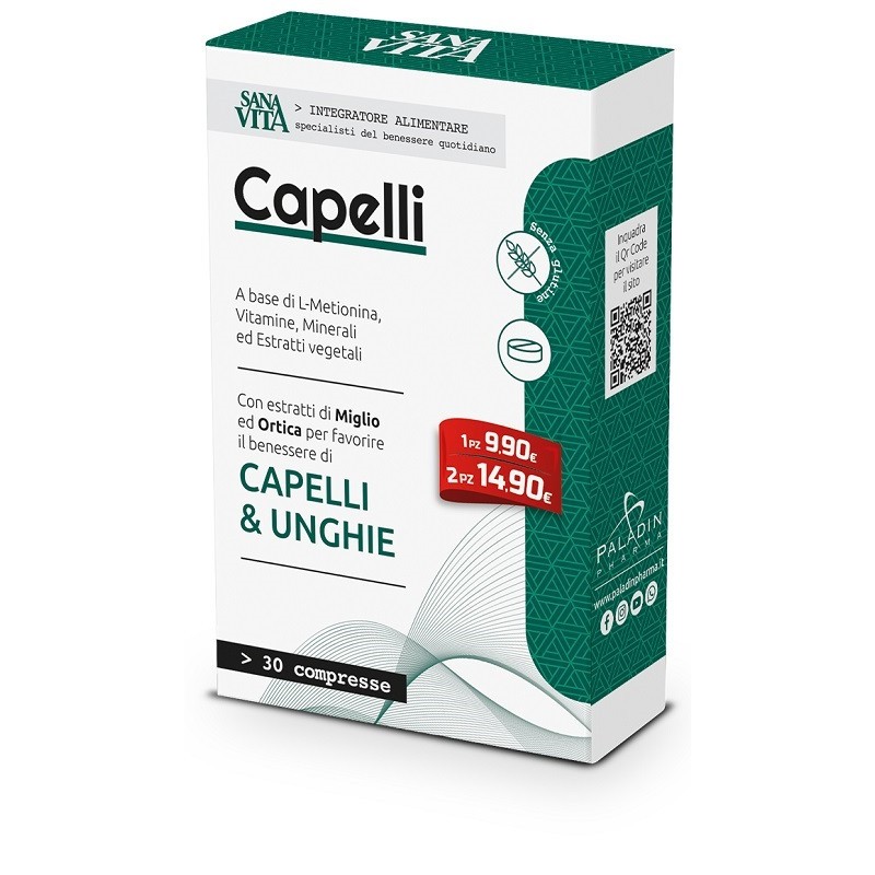 Sanavita capelli 30 compresse Sanavita capelli 30 compresse