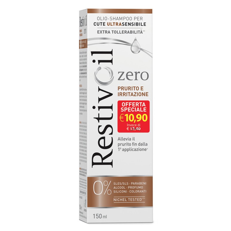 Restivoil zero prurito e irritazione offerta speciale 150 ml