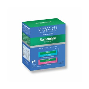 Somatoline skin expert body advanced 14 stick drena giorno +14 stick slim notte