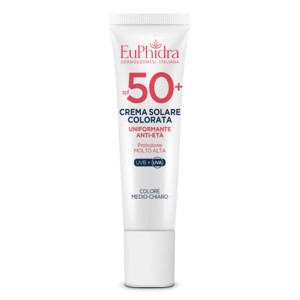 Euphidra kaleido crema colorata medio-chiaro viso spf50+ 30ml