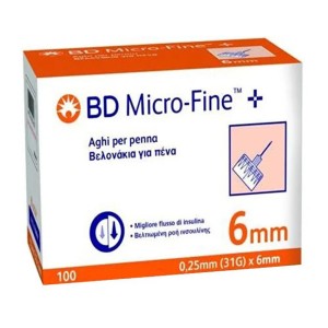 Bd microfine ago g31 6mm 100pz