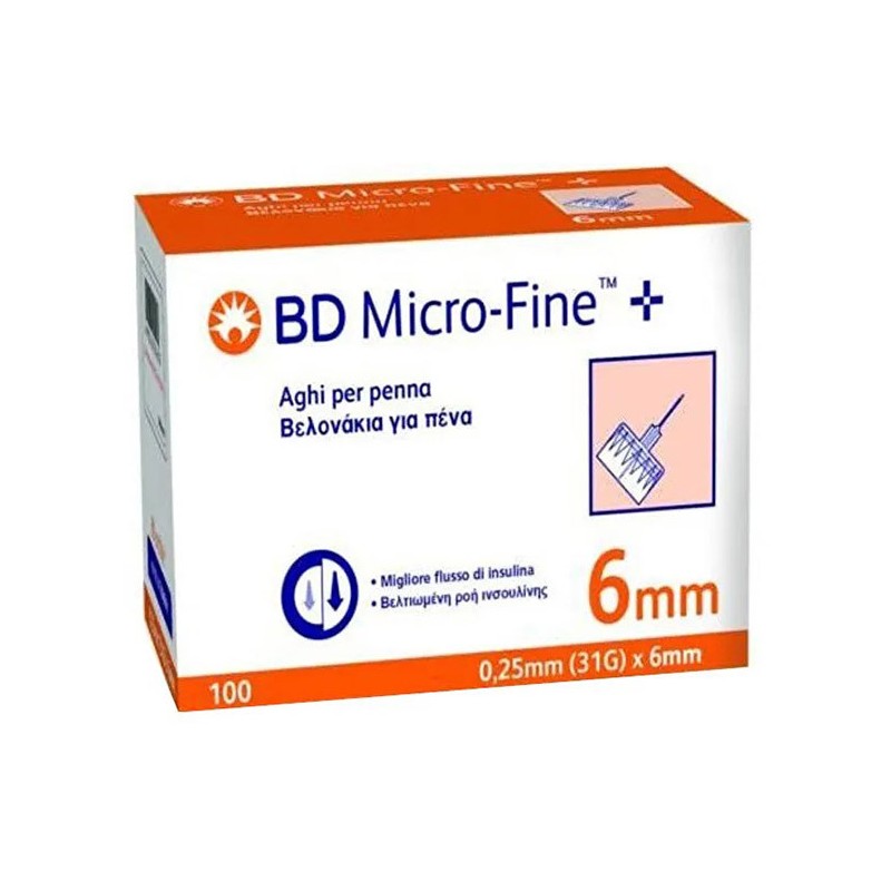 Bd microfine ago g31 6mm 100pz