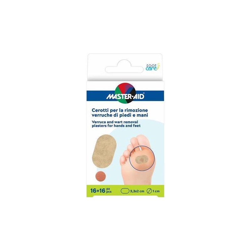 Cerotto verruche piedi/mani16p