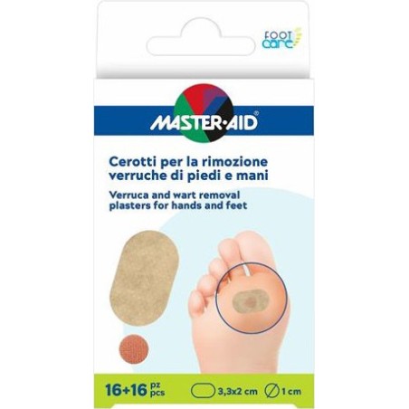 Cerotto verruche piedi/mani16p