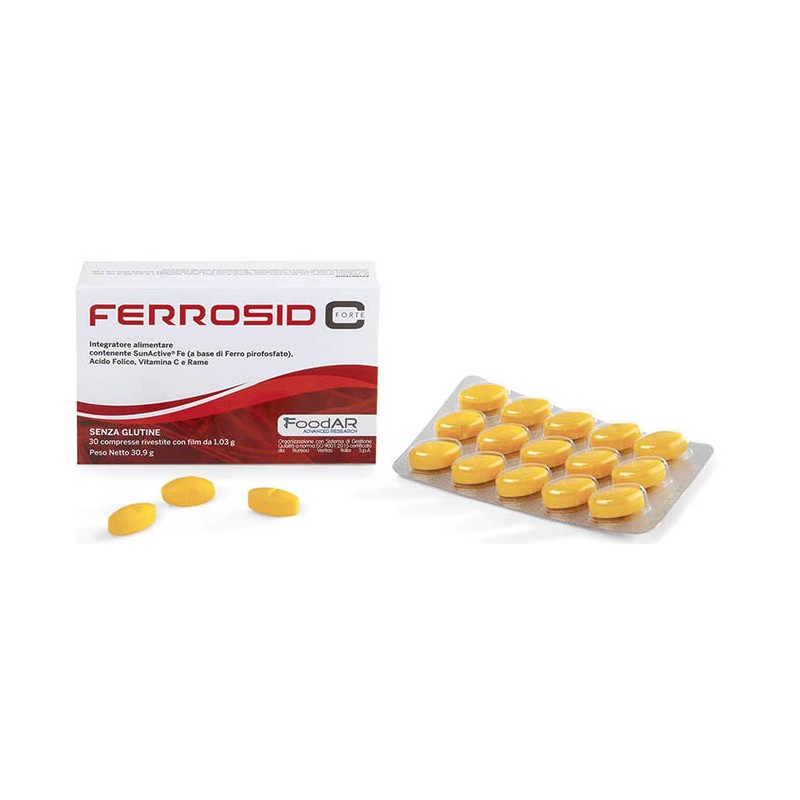 Ferrosid c forte 30 compresse